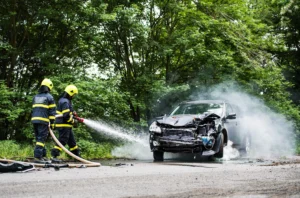 Potential Injuries After Fiery Crashes in Georgia